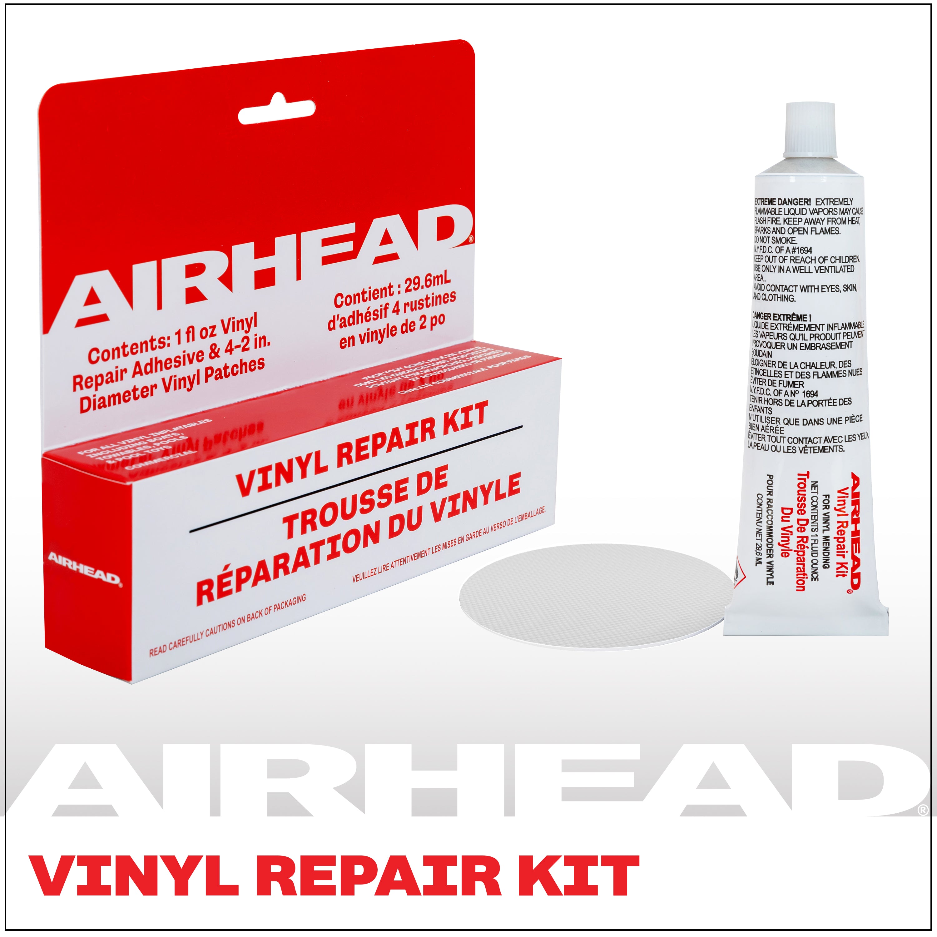 Airhead Vinyl Repair Kit – SkiDoo Outlet