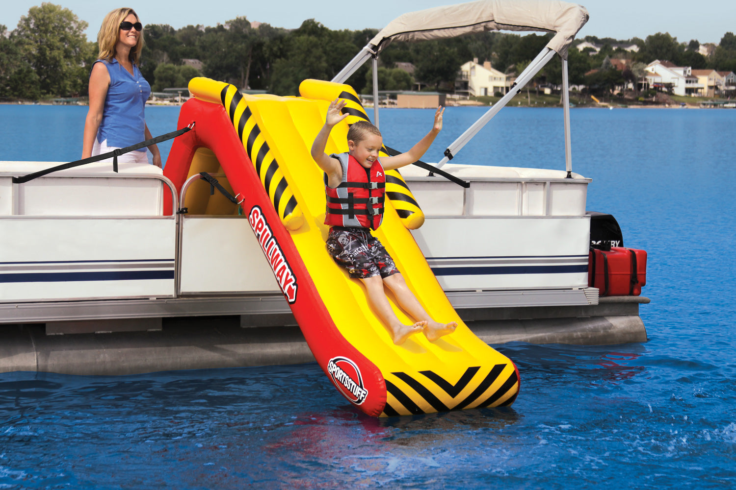 sportsstuff spillway pontoon slide